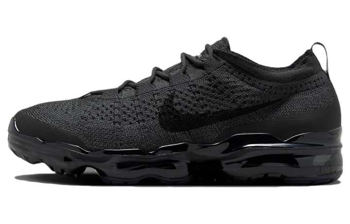 Nike Nike VaporMax 2023 Mesh, Textile Breathable Low top Casual Running Shoes Men's Black