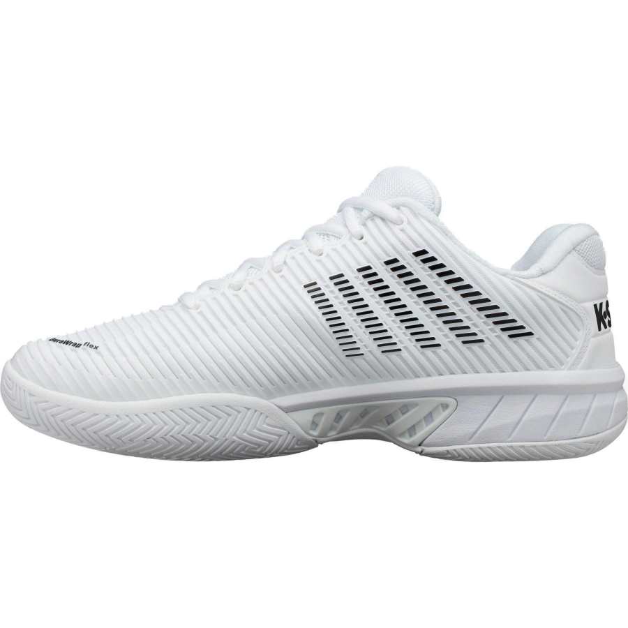 K·SWISS Slip Resistant Abrasion Resistant Low top Running Shoes Men's Black White