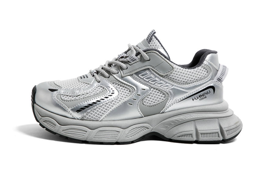 HUANQIU Cushioning Slip Resistant Abrasion Resistant Breathable Chunky Sneakers Women's