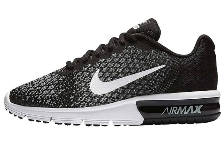 Nike Nike Air Max Sequent 2 Black White Dark Grey Women's