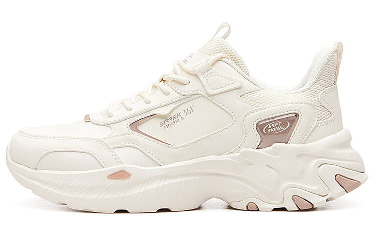 361° Chunky Sneakers Women's Low Top Feather White
