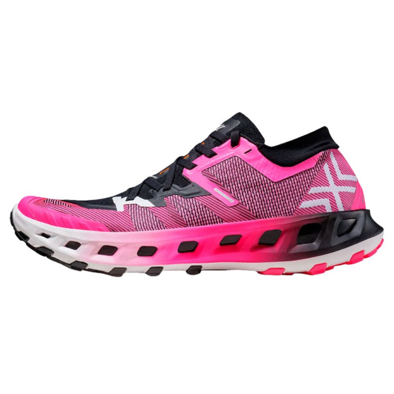 XBIONIC Terraskin X02 Slip Resistant Abrasion Resistant Balance Low top Trail Running Shoes Unisex Black Pink
