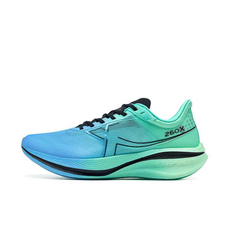 XTEP 260X 1.0 Cushioning Abrasion Resistant Low top Carbon Plate Training Physical Fitness Test & Exam Racing