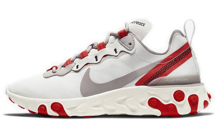 Nike Nike React Element 55 Sail Phantom University Red Women's