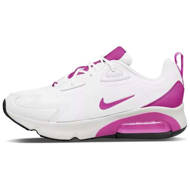 Nike Nike Air Max 200 Abrasion Resistant Low top Running Shoes Women's Pink White