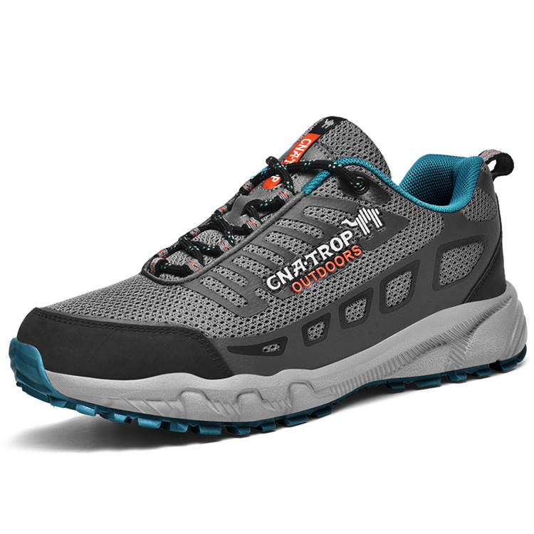 LINGHANGLUOTUO Cushioning Rebound Abrasion Resistant Breathable Slip Resistant Low top Outdoor Shoes Men's