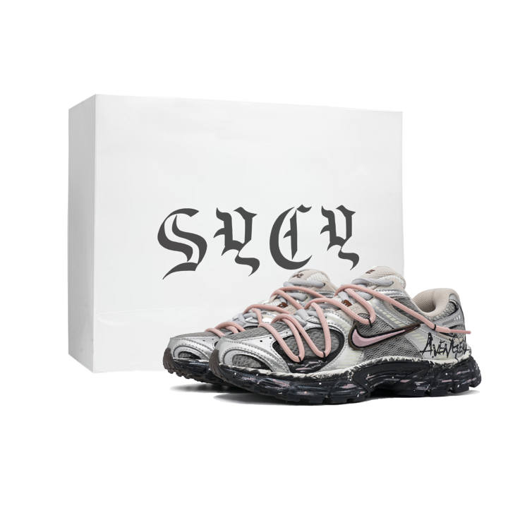 Nike Nike V5 RNR Abrasion Resistant Low top Running Shoes Women's Pink Gray Black