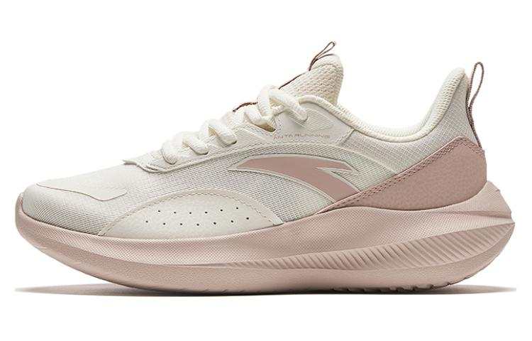 Anta Abrasion Resistant, Breathable, And Balanced Lightweight Low top Casual Running Shoes Women's White Gray