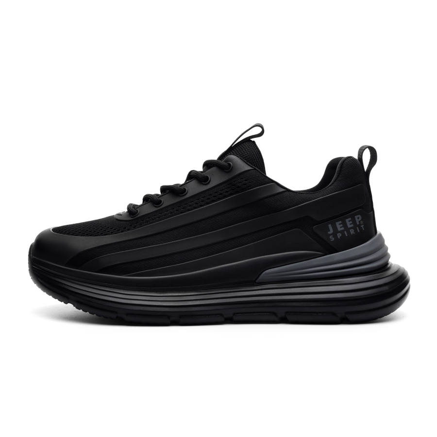 JEEP SPIRIT Darth Vader Breathable Abrasion Resistant Cushioning Low top Chunky Sneakers Men's Black