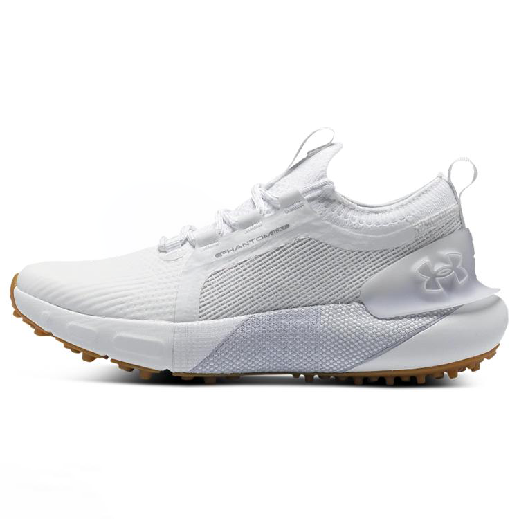 Under Armour HOVR Phantom Comfortable Abrasion Resistant Low top Golf Shoes Women's White