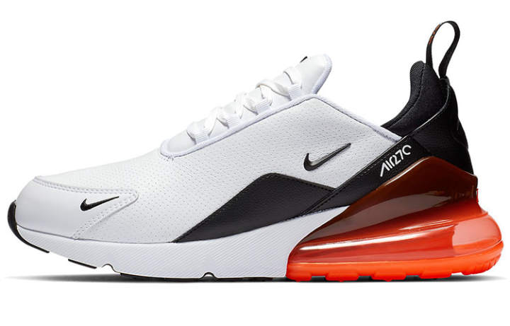 Nike Nike Air Max 270 Leather White Black Hyper Crimson