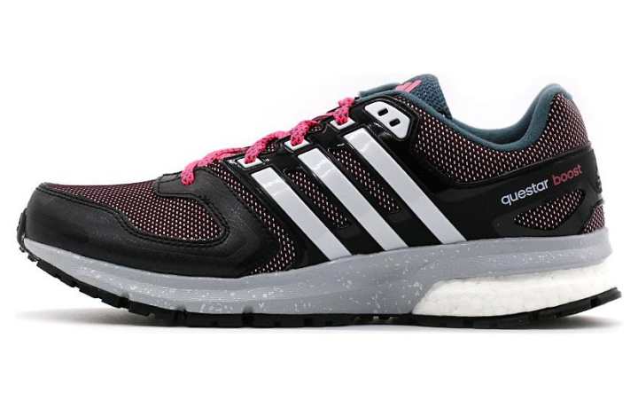 Adidas Adidas Cushioning Low top Running Shoes Women's Black Pink