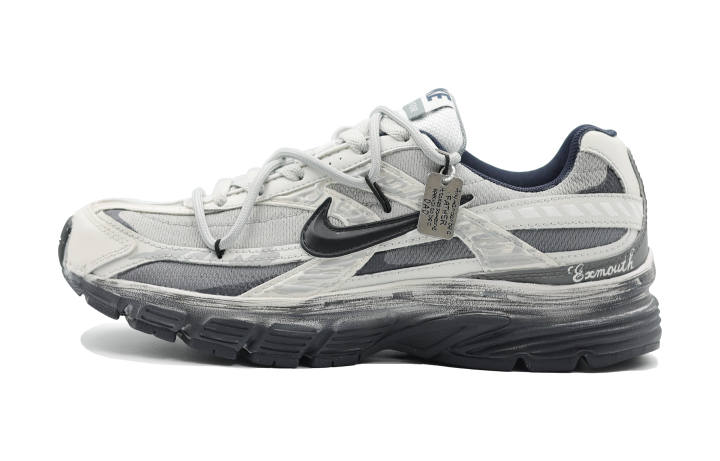 Nike Nike Initiator Abrasion Resistant Breathable Low top Running Shoes Men's Light Gray Black