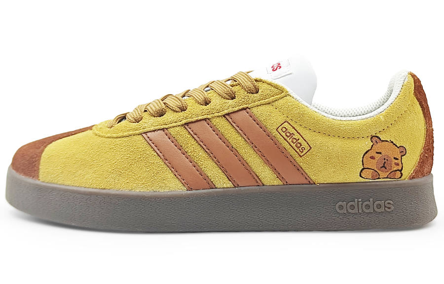 Adidas Adidas VL COURT 2.0 Cushioning, Wear Resistant Low top Skateboard Shoes Brown