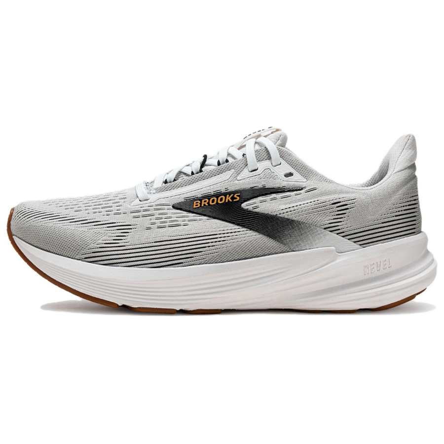 Brooks Revel 8 Cushioning Abrasion Resistant Low top Sprint Running Shoes Men's Gray