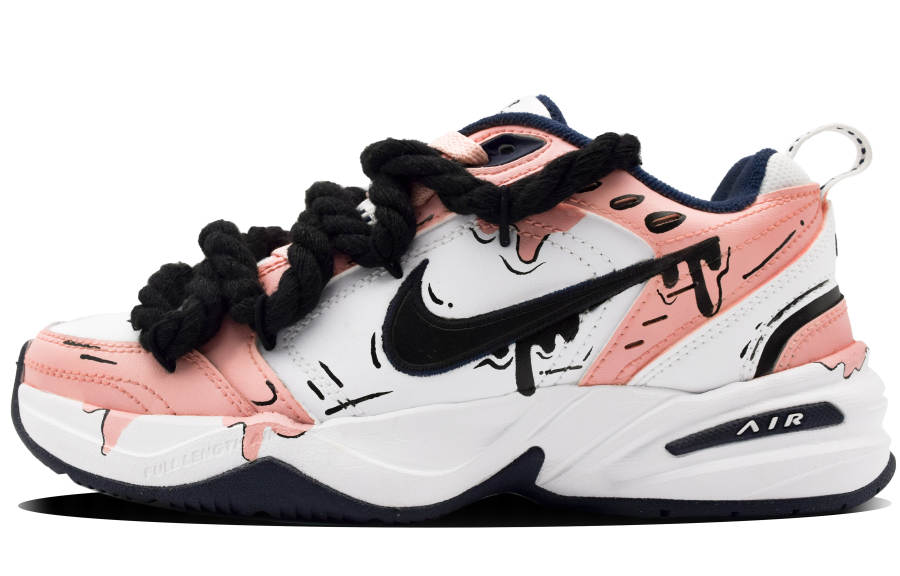 Nike Nike Air Monarch 4 Chunky Sneakers Unisex Low Top Lotus Color