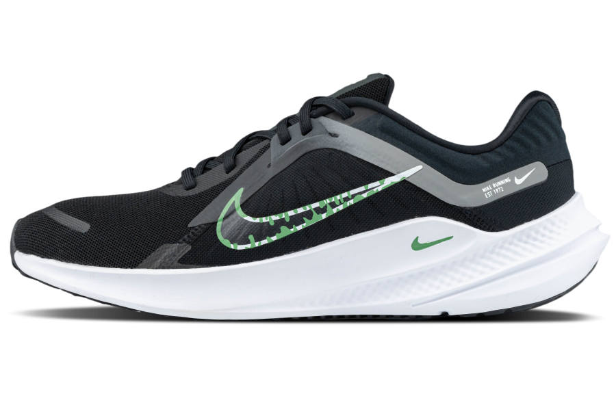 Nike Nike Quest 5 Cushioning Breathable Cushioning Breathable Low top Running Shoes Men's Black