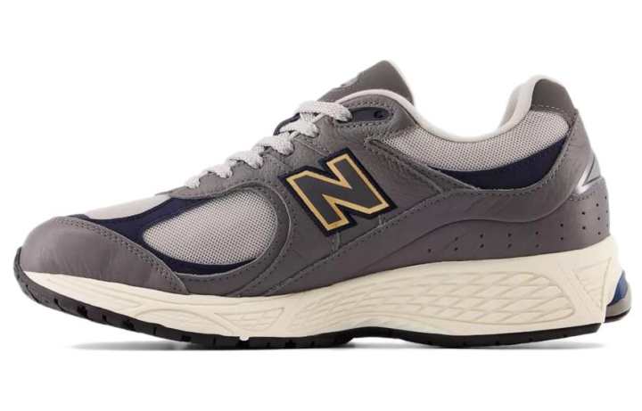 New Balance New Balance NB 2002R Vintage Textile, Leather Cushioning Abrasion Resistant Breathable Low top Running Shoes Unisex