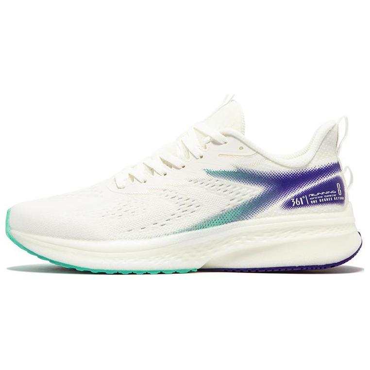 361° Comfortable Cushioning, Wear Resistant Low top Running Shoes Men's White
