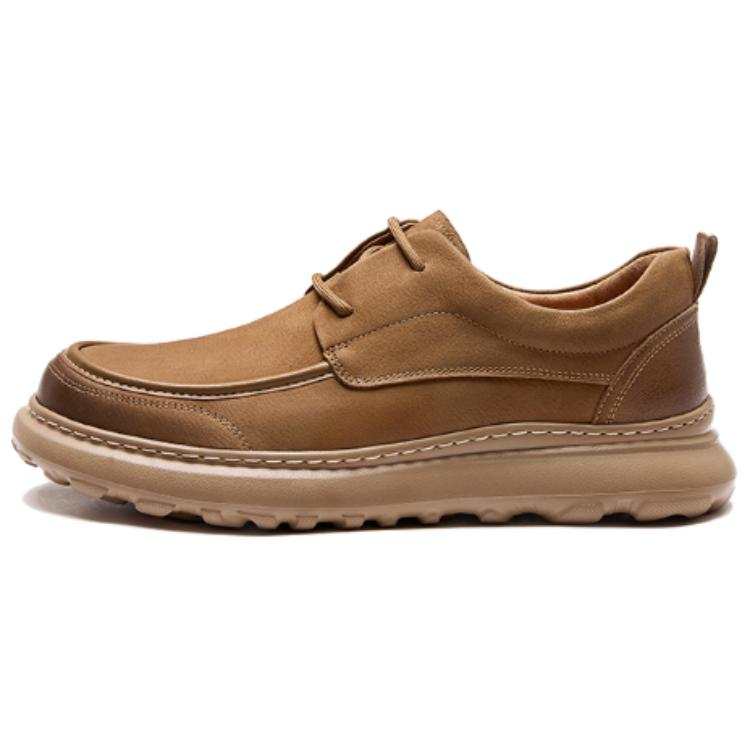 CAMEL Men's Casual Shoes Men's Low Top Khaki, Earth Yellow