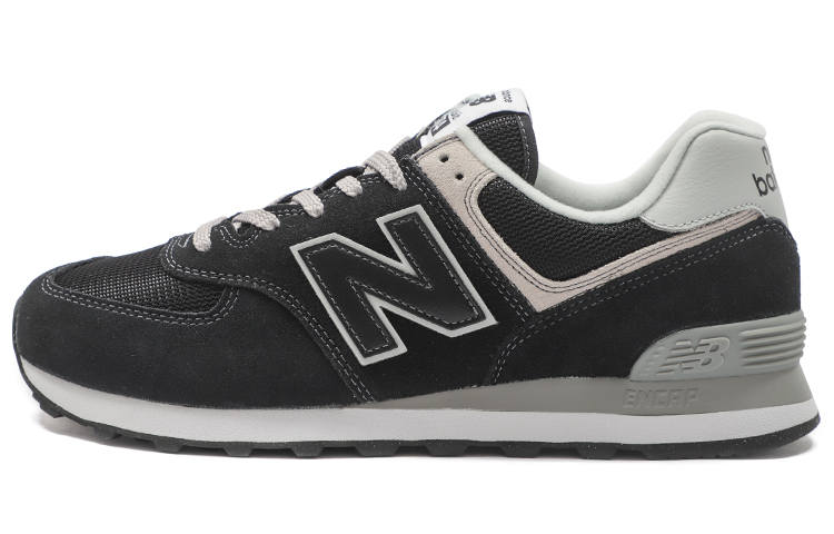 New Balance New Balance NB 574 Breathable Low top ENCAP Casual City Commuting Running Shoes Unisex Black