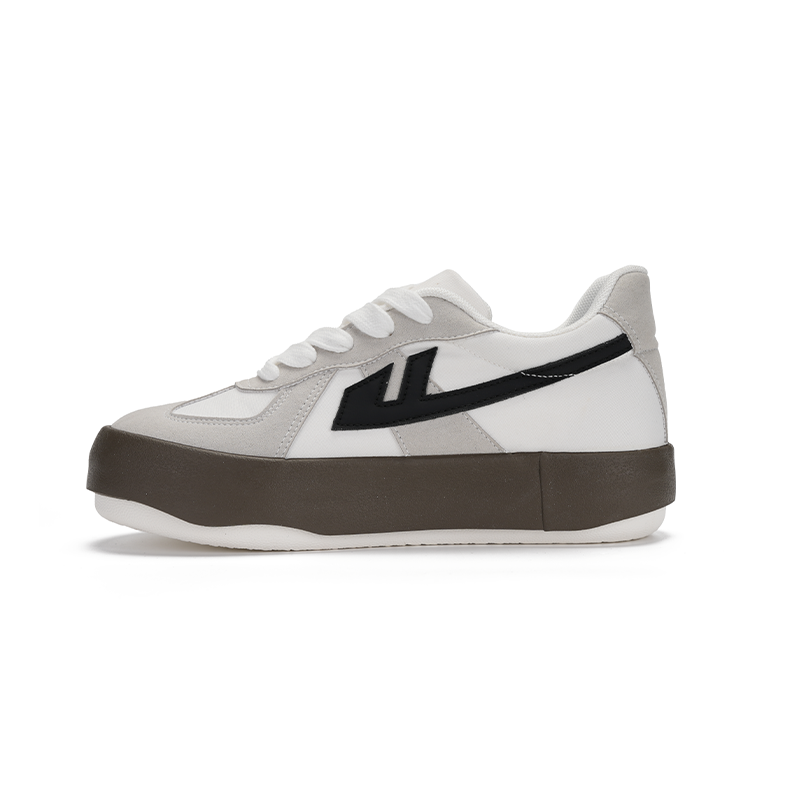 Warrior Cushioning, Wear Resistant Low top Casual Shoes Unisex White Gray Black