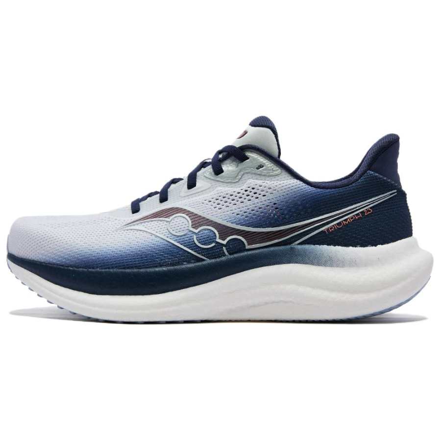 Saucony Triumph Victory 23 Breathable Low top PWRRUN XT 900 Long Distance Running Shoes Unisex Blue