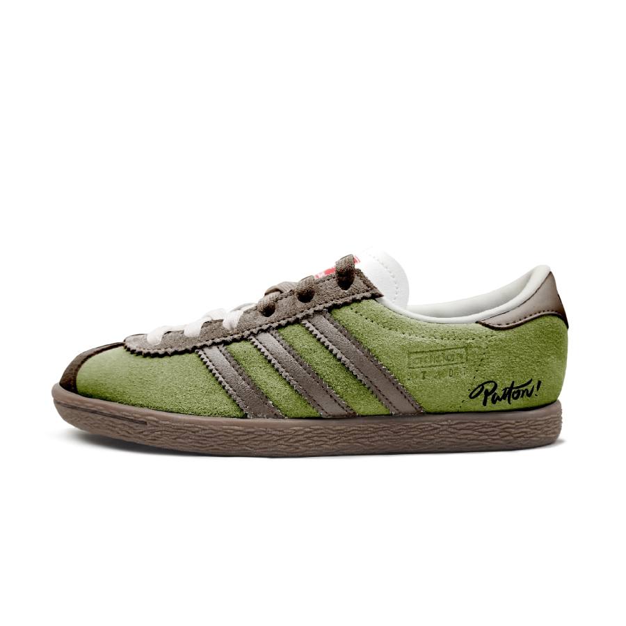 Adidas Originals Stadt Green Shade Wander Versatile Low top German Army Trainers Unisex Light Blue