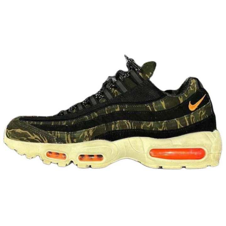 Nike Nike Air Max 95 Comfortable Low top Casual Running Shoes Unisex Black Green