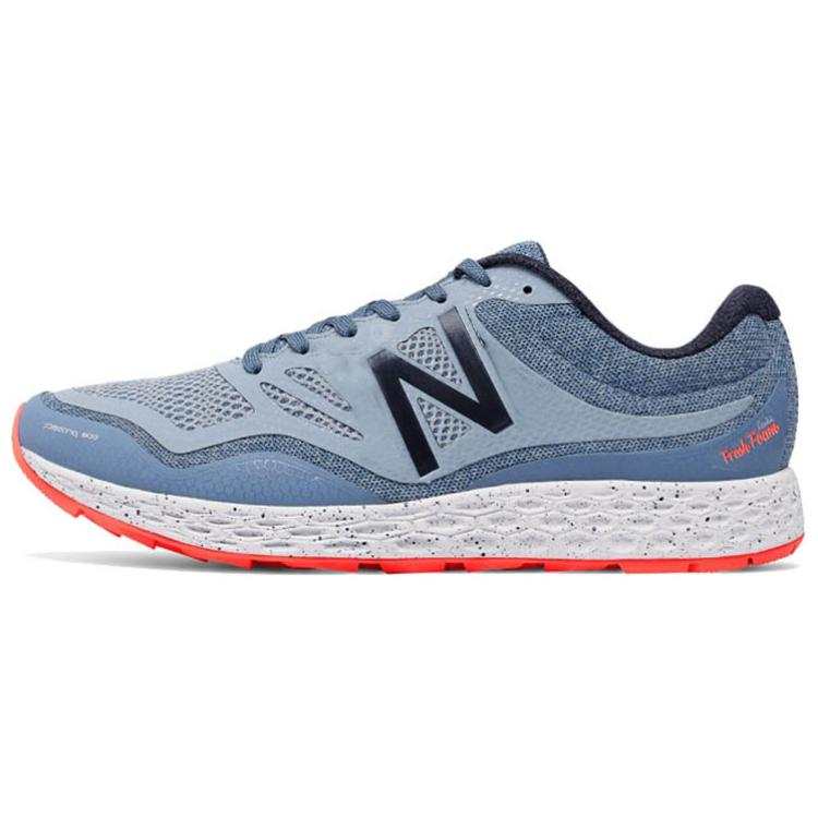 New Balance New Balance Running Shoes Men's Low Top Dark Porcelain Blue/Alpha Orange