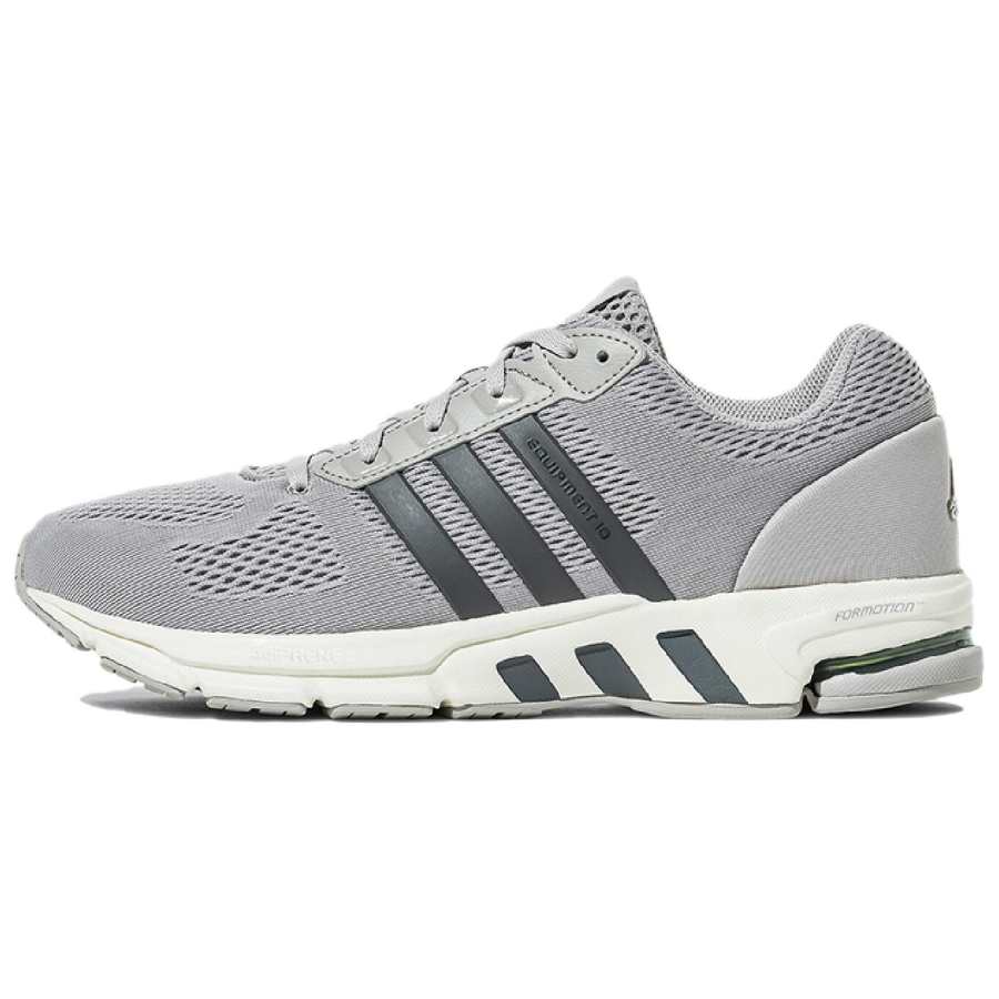 Adidas Adidas Equipment 10 Breathable Fabric Abrasion Resistant Low top Running Shoes Unisex Gray