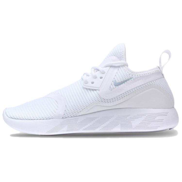 Nike Nike LunarCharge Fabric Breathable Low top Running Shoes Women's White