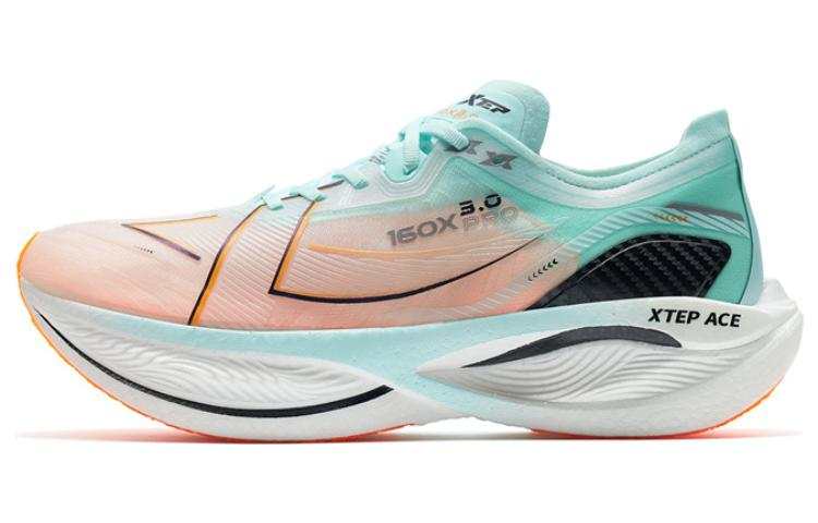 XTEP 160X 3.0 Pro Fabric Cushioning Slip Resistant Abrasion Resistant Breathable Low top Marathon Long Distance Running