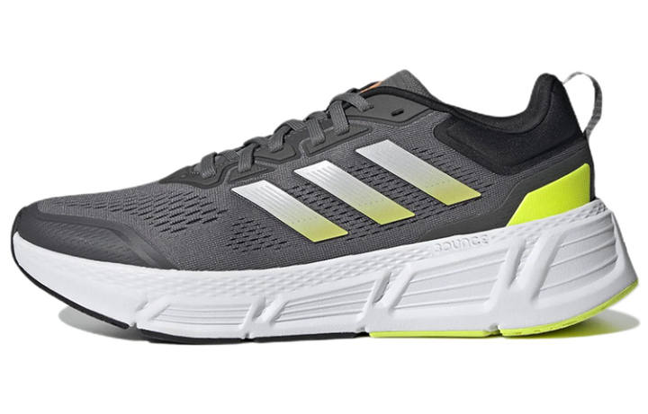 Adidas Adidas Questar Comfortable Fabric Abrasion Resistant Low top Running Shoes Men's Gray Comfortable