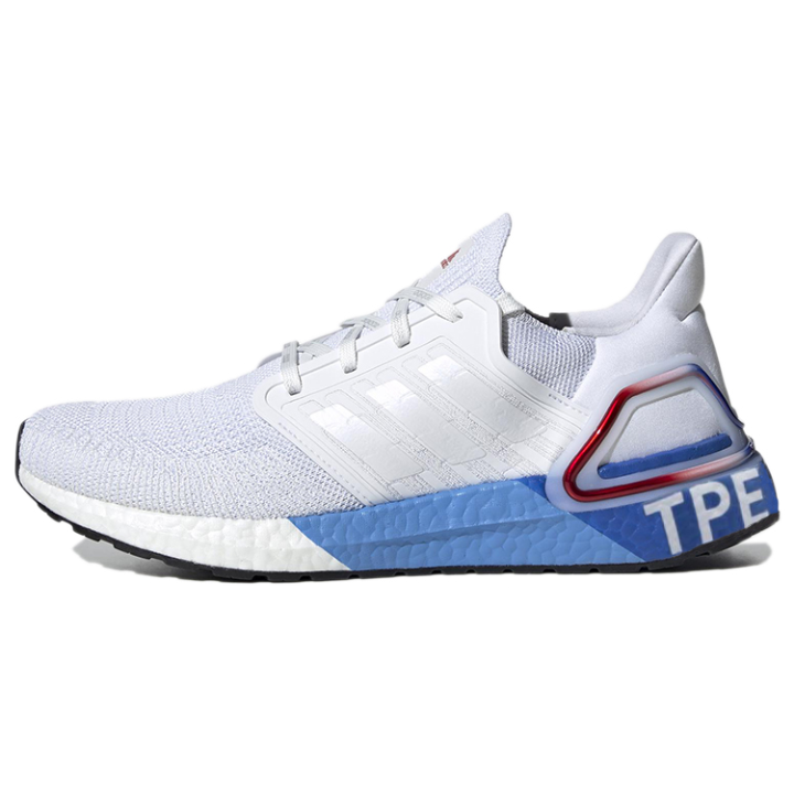 Adidas Adidas ULT Fabric Breathable Low top Marathon Running Shoes Unisex White Blue