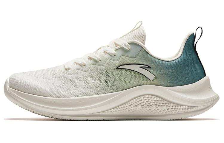 Anta Wander Comfortable Slip Resistant, Breathable, Lightweight Low top Running Shoes Men's Beige Green
