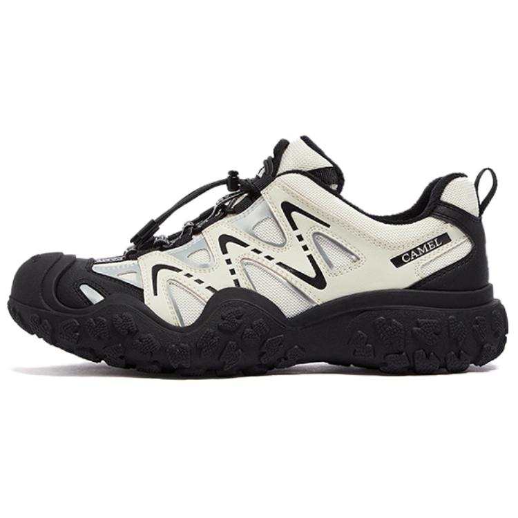 CAMEL Low top Outdoor Shoes Women's Beige Silver Black