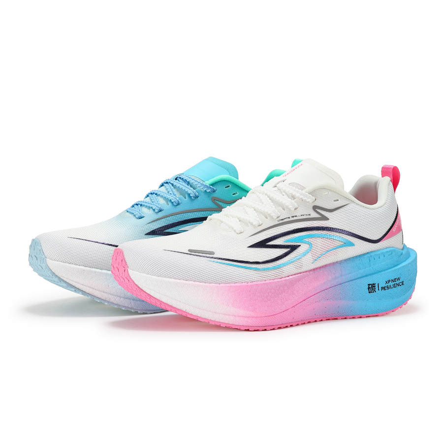 XIANGPAO Running Shoes Unisex Low Top Moon White Star Purple