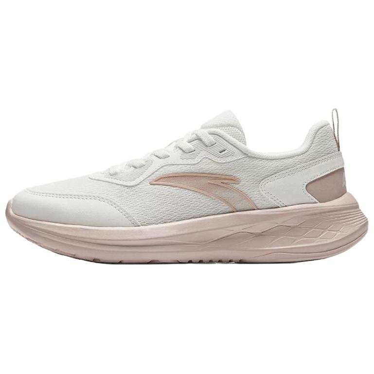 Anta Slip Resistant And Breathable Low top Casual Running Shoes Women's White Pink