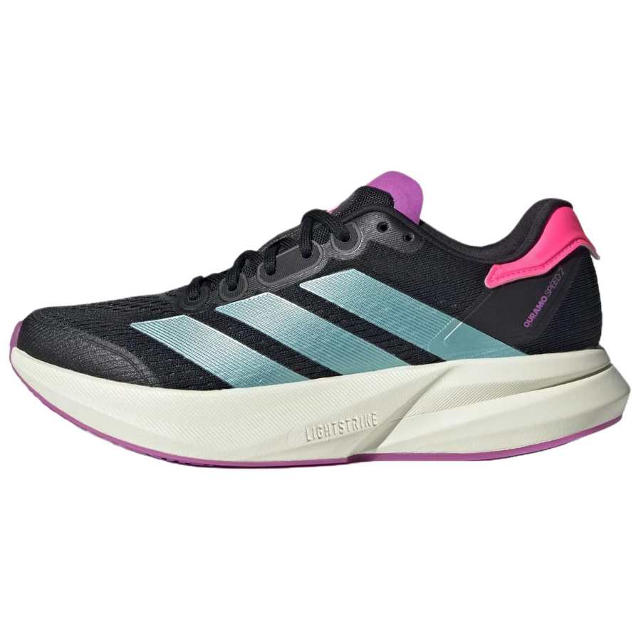 Adidas Adidas Duramo Speed 2 Slip Resistant Abrasion Resistant Low top Training Running Shoes Women's Black Purple