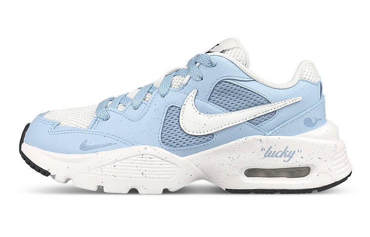 Nike Nike Air Max Fusion Fabric Cushioning Slip Resistant Abrasion Resistant Low top Air Cushion Running Shoes Women's