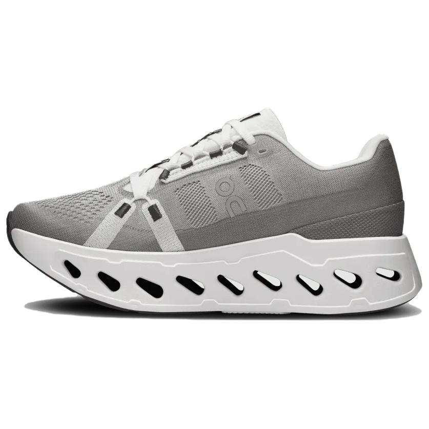 On On Cloudeclipse Soft And Comfortable Low top Running Shoes Women's Gray White