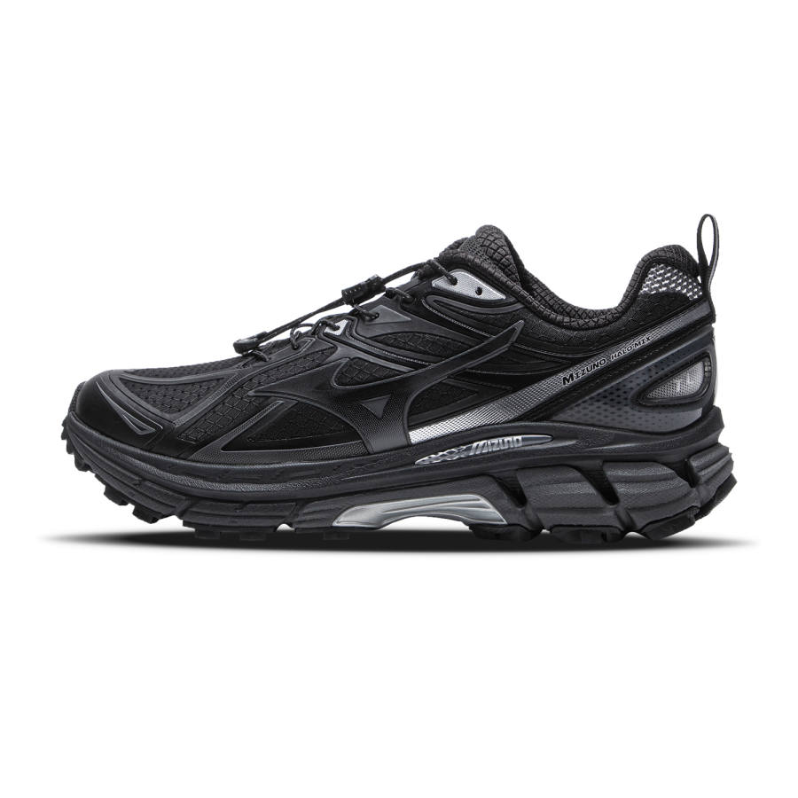Mizuno Halo Mix Cushioning Breathable Support Lightweight Low top Casual Running Shoes Unisex Black