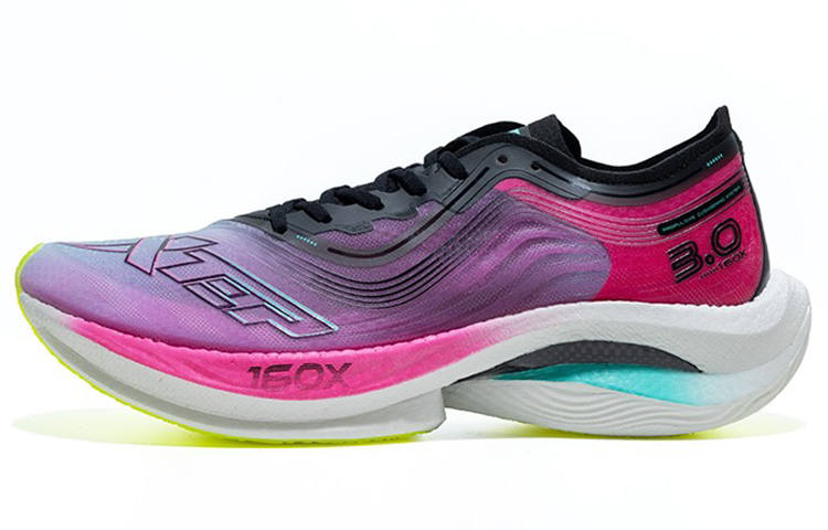 XTEP 160X 3.0 Fabric Cushioning Slip Resistant Abrasion Resistant Breathable Lightweight Rebound Low top Running Shoes