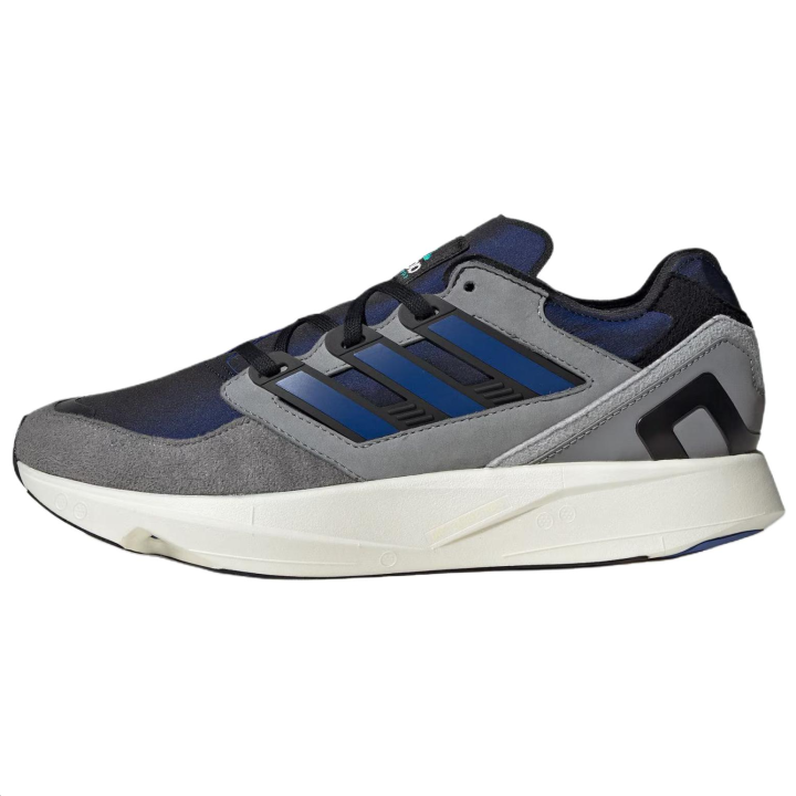 Adidas Adidas Slip Resistant Abrasion Resistant Low top Running Shoes Unisex Gray Blue