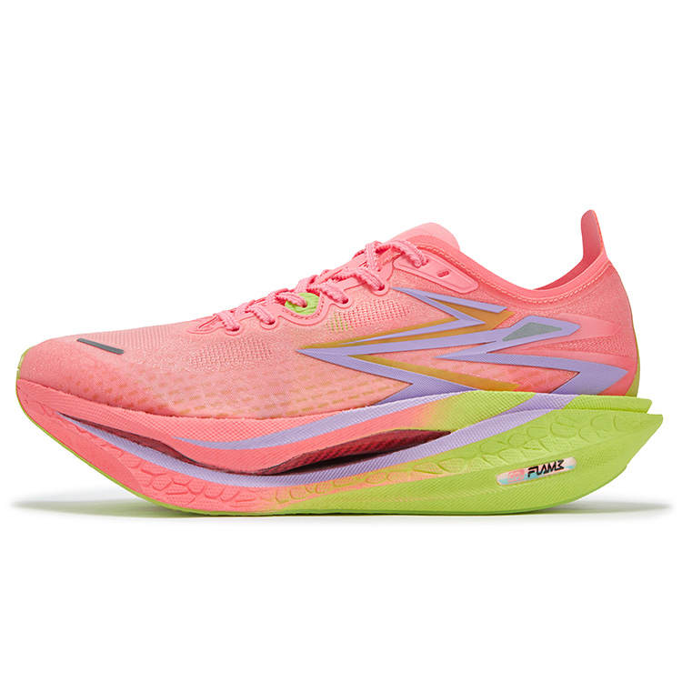 361° Flame 4 Polyester Low top Full Length Carbon Plate Casual Marathon Long Distance Running Shoes Unisex