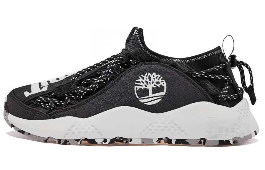 Timberland Ripcord Athleisure Fabric Cushioning Abrasion Resistant Low top Running Shoes Men's Black