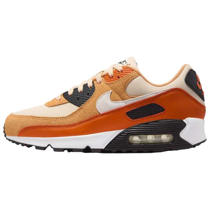 Nike Nike Air Max 90 Classic And Versatile Running Shoes Unisex Orange Brown