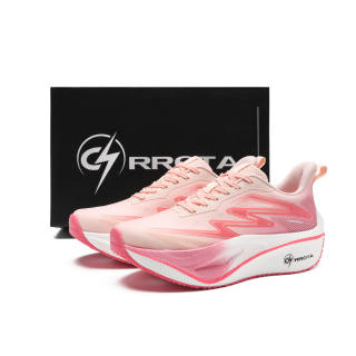 CHRROTA Low top Running Shoes Unisex Pink Flying Skip
