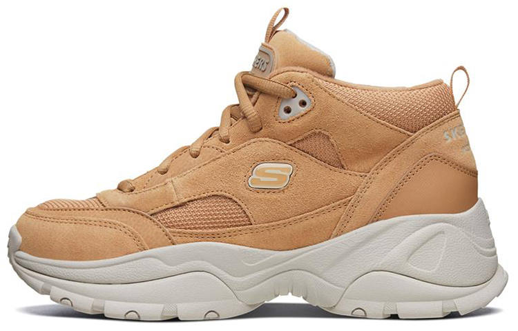 Skechers Kozmiks Suede High top Chunky Sneakers Women's Chestnut